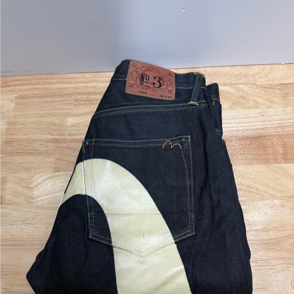 Evisu No.3 Lot 2000 Heritage Jeans – 34x34 – Custom Made Osaka Japan - Picture 3 of 10